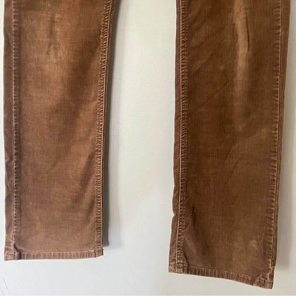 Vintage Abercrombie & Fitch Brown Corduroy Pants Low Rise Size 10 Straight Leg - Picture 6 of 13